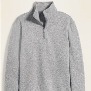 Old Navy Men’s Sweater-Fleece Mock-Neck 1/4 Zip